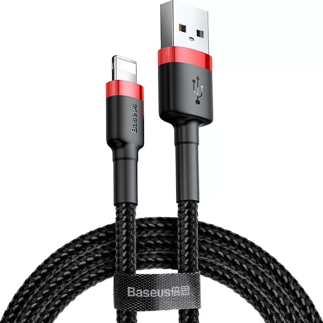 Кабель Baseus Cafule USB to Lightning 0.5m Red/Black (CALKLF-A19)
Кабель Baseus Cafule USB to Lightning 0.5m Red/Black (CALKLF-A19)