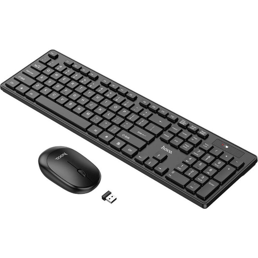 Комплект (клавиатура + мышь) Hoco GM17 Wireless Business (759481)
Комплект (клавиатура + мышь) Hoco GM17 Wireless Business (759481)