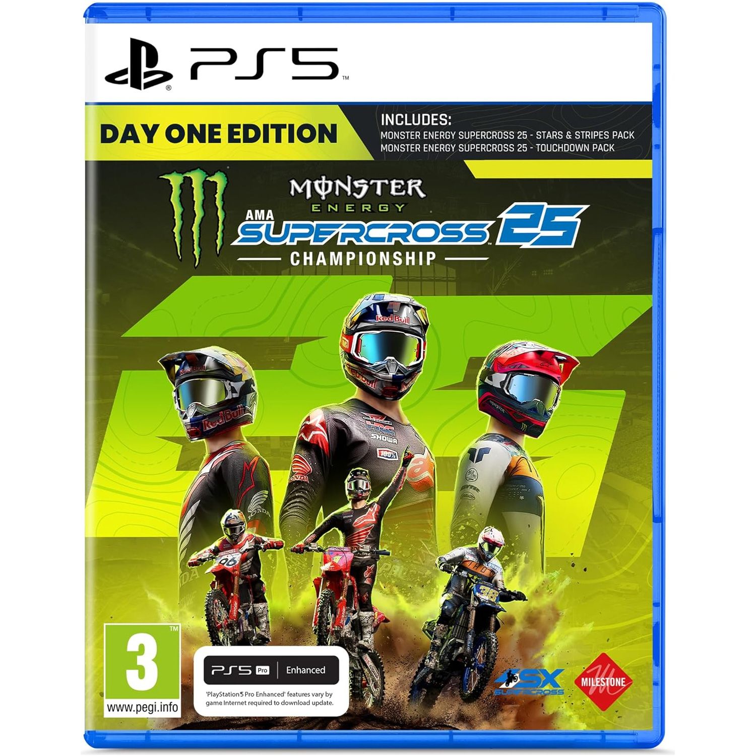 Игра Monster Energy Supercross 25 Championship Day One Edition для PS5 (EN) (8057168509946)
Игра Monster Energy Supercross 25 Championship Day One Edition для PS5 (EN) (8057168509946)