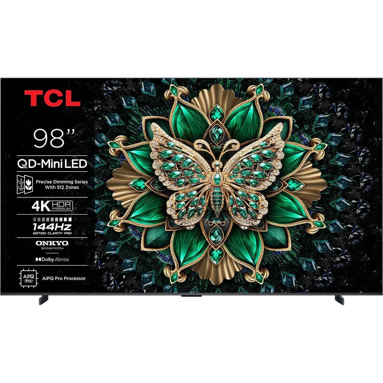 Телевізор TCL C6K 98" QLED Ultra HD 4K (98C6K)
Телевізор TCL C6K 98" QLED Ultra HD 4K (98C6K)