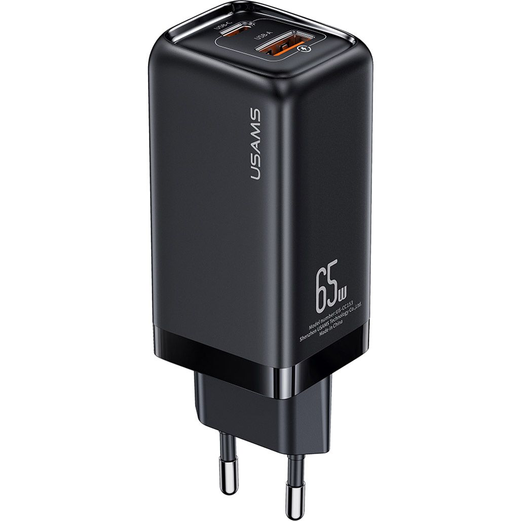 Мережевий зарядний пристрій Usams T47 Super Si Double USB-C QC&DP3.0 65W (US-CC153)
Мережевий зарядний пристрій Usams T47 Super Si Double USB-C QC&DP3.0 65W (US-CC153)