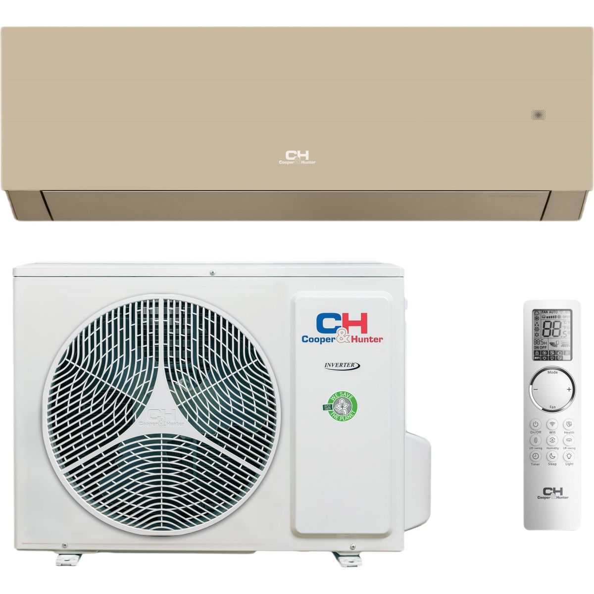 Сплит-система Cooper&Hunter Majesty CH-S18FTXAM-GD
Сплит-система Cooper&Hunter Majesty CH-S18FTXAM-GD