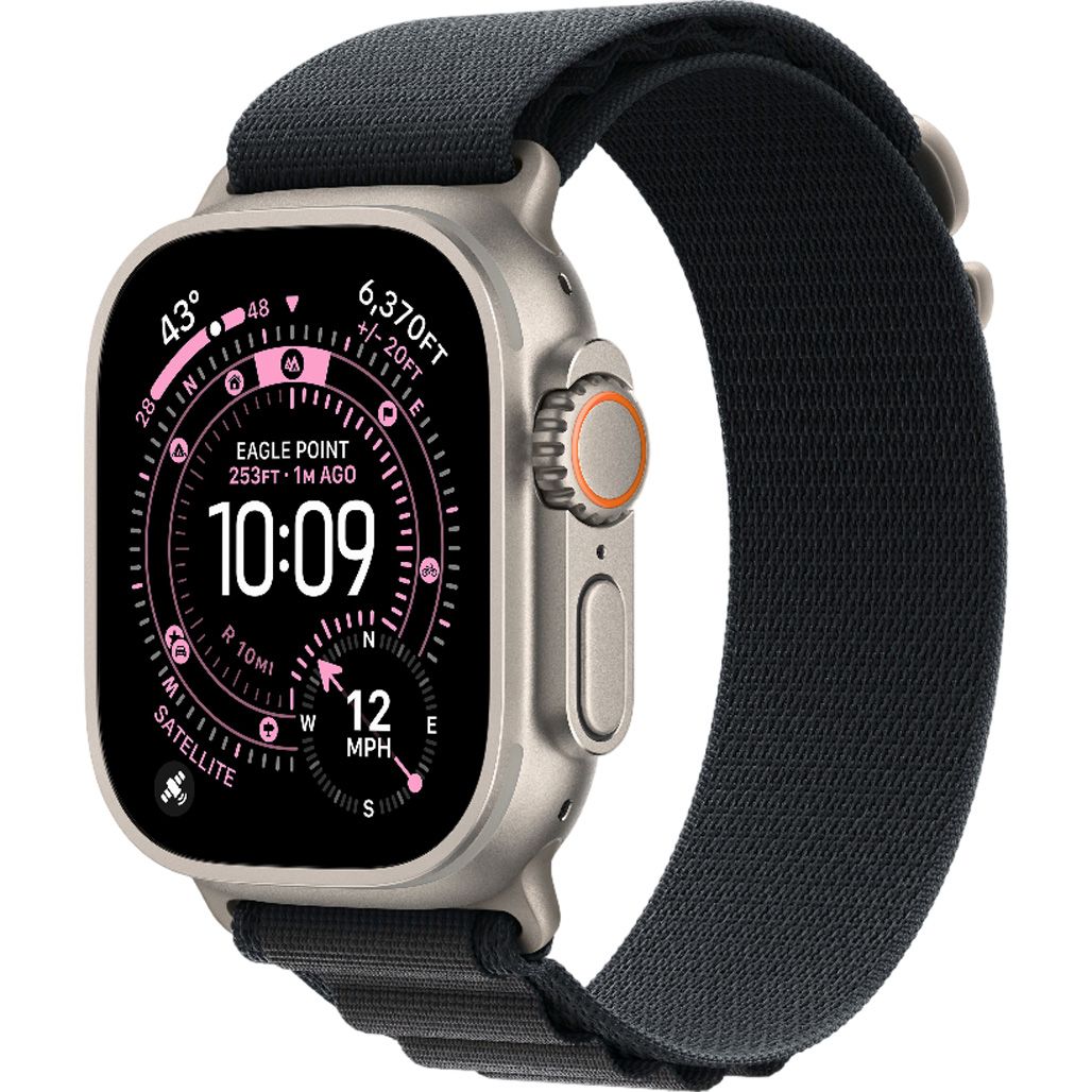 Смарт-годинник Apple Watch Ultra 3 49mm Natural Titanium Case with Black Alpine Loop Small (MF1V4+MFTE4)
Смарт-годинник Apple Watch Ultra 3 49mm Natural Titanium Case with Black Alpine Loop Small (MF1V4+MFTE4)
