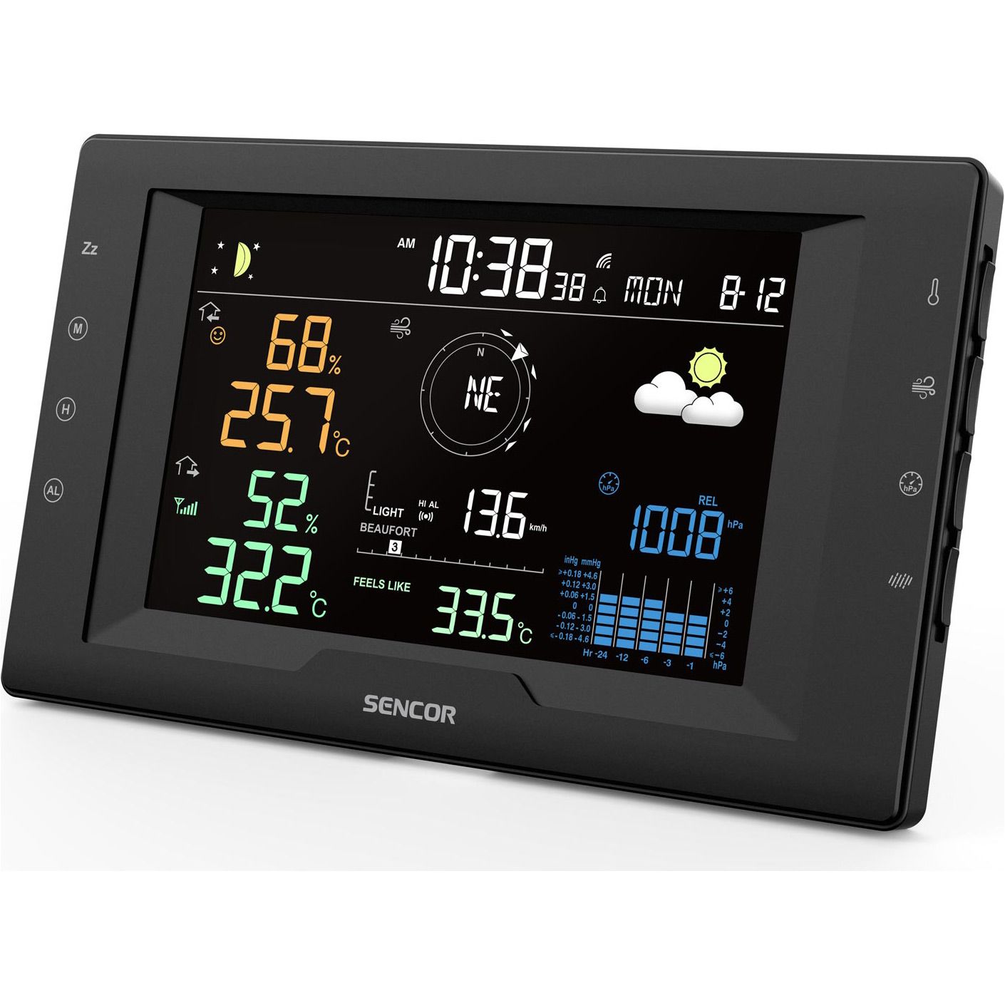 Метеостанція Sencor SWS9400
Метеостанція Sencor SWS9400