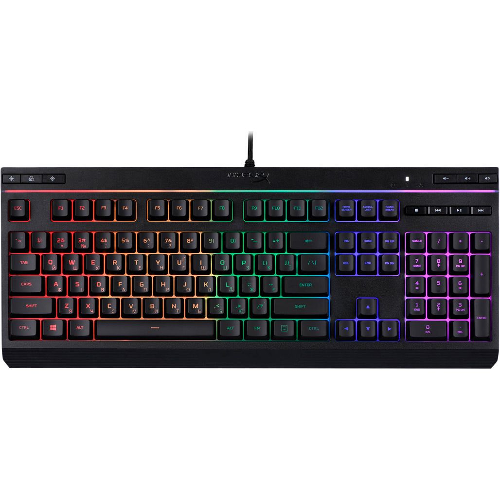 Клавиатура HyperX Alloy Core USB RGB Black (4P4F5AA) ENG/UA
Клавиатура HyperX Alloy Core USB RGB Black (4P4F5AA) ENG/UA
