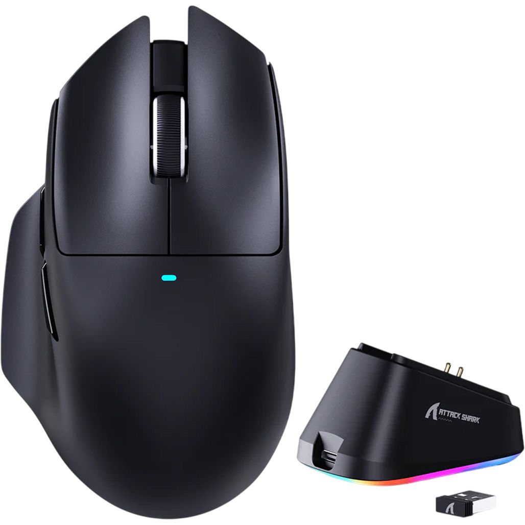 Мышь Attack Shark V6 Pro Wireless Black (AS-6972792472652-B)
Мышь Attack Shark V6 Pro Wireless Black (AS-6972792472652-B)