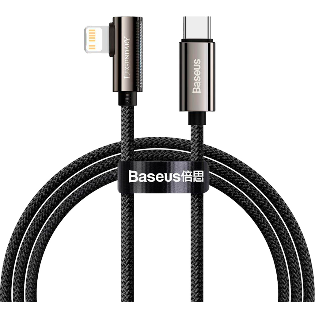 Кабель Baseus Legend Series Elbow Fast Charging Data Cable Type-C to Ligtning 1m (CATLCS-01) Black
Кабель Baseus Legend Series Elbow Fast Charging Data Cable Type-C to Ligtning 1m (CATLCS-01) Black