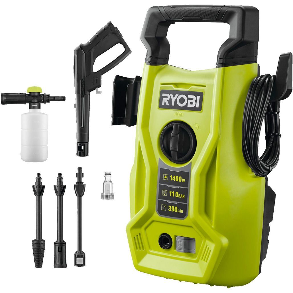 Мойка высокого давления Ryobi RY110PWA (5133005365)
Мойка высокого давления Ryobi RY110PWA (5133005365)