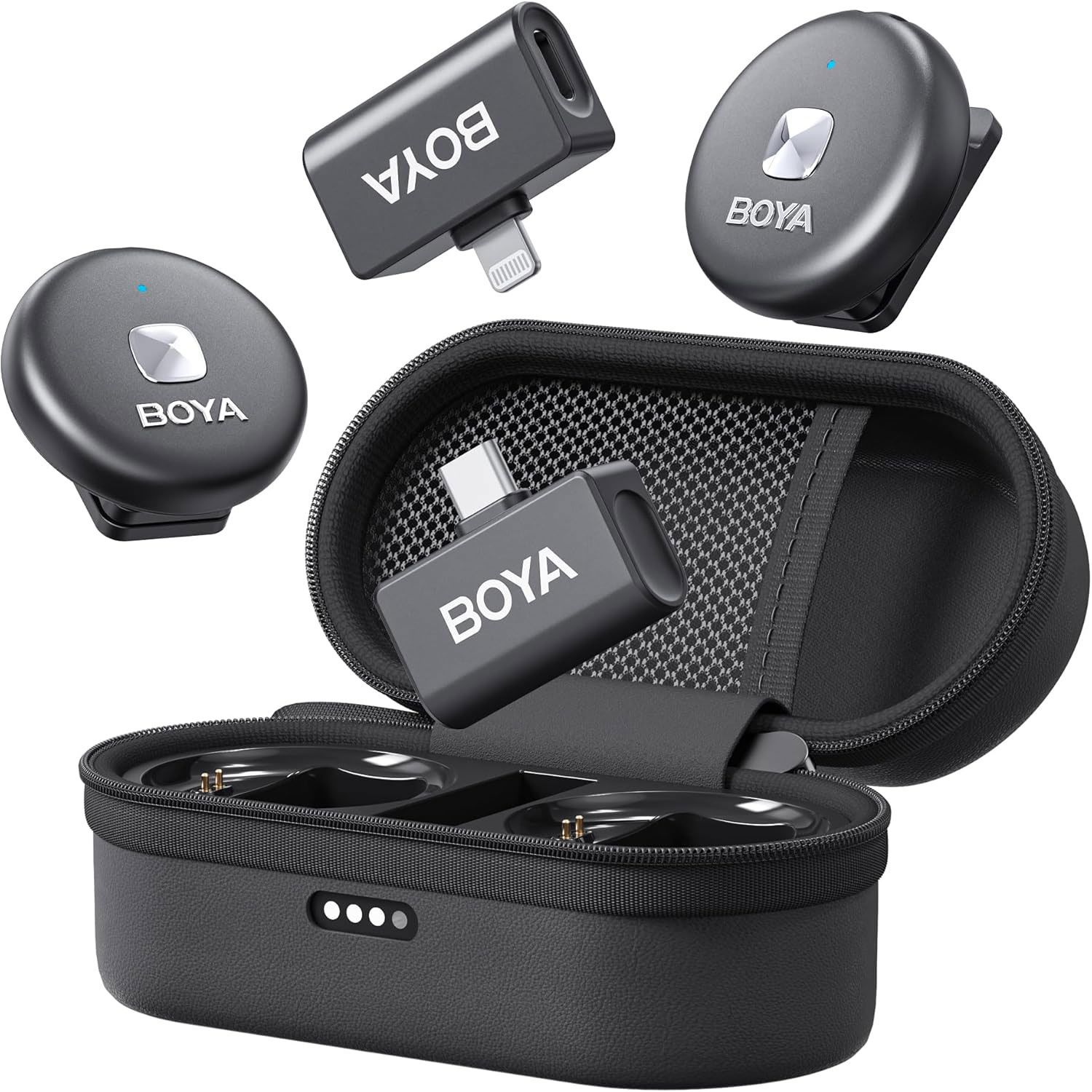 Мікрофонна радіосистема BOYA Omic-B USB-C/Lightning 
Мікрофонна радіосистема BOYA Omic-B USB-C/Lightning