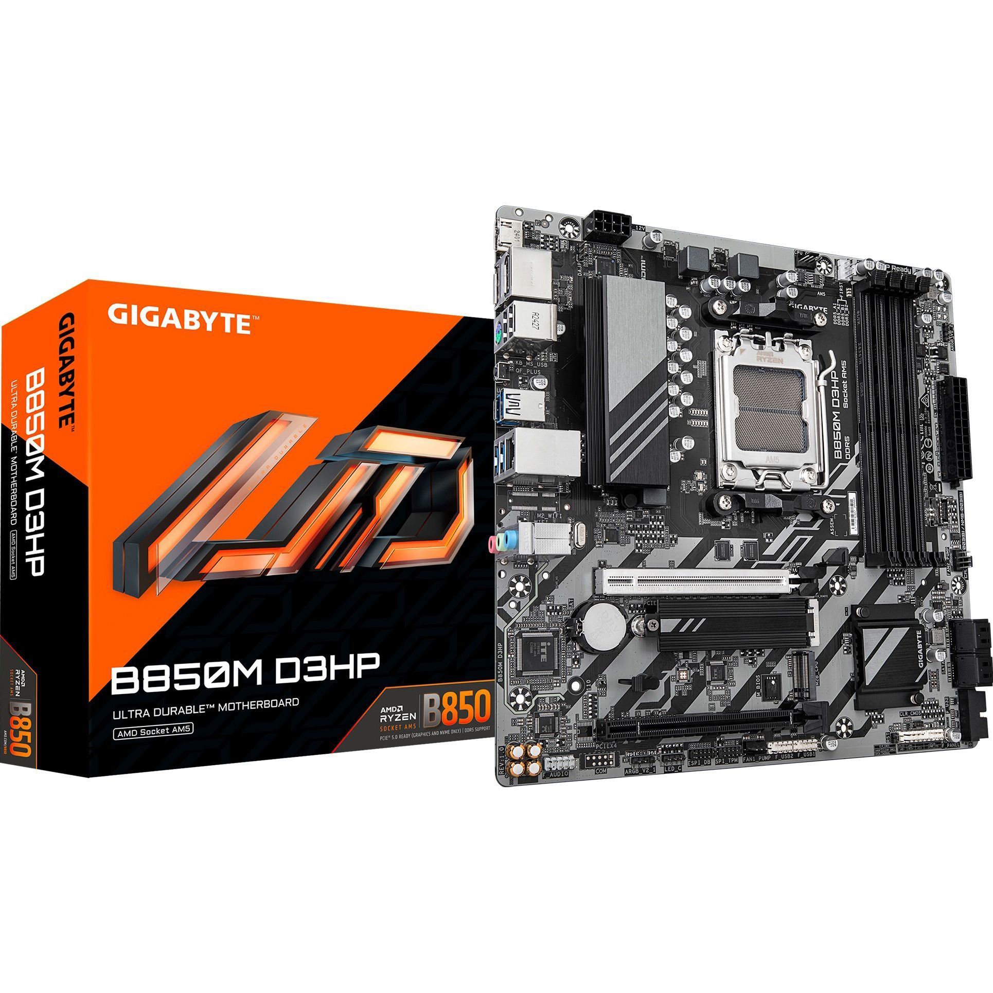 Материнская плата Gigabyte B850M D3HP
Материнская плата Gigabyte B850M D3HP