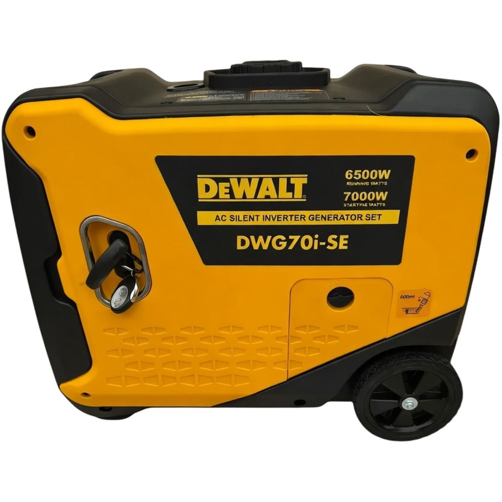 Инверторный бензиновый генератор DeWalt DWG70i-SE 6.5/7 кВт
Инверторный бензиновый генератор DeWalt DWG70i-SE 6.5/7 кВт