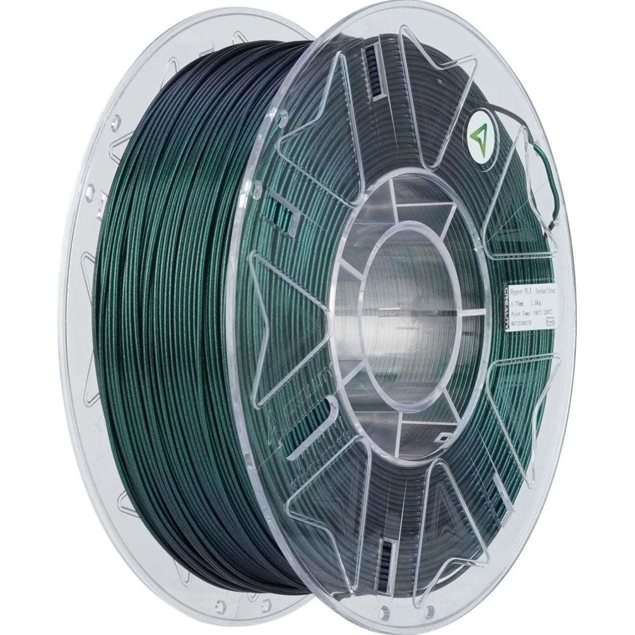 Филамент для 3D-принтеров Creality PLA Hyper RFID Stardust 1kg Green (3301010567)
Филамент для 3D-принтеров Creality PLA Hyper RFID Stardust 1kg Green (3301010567)