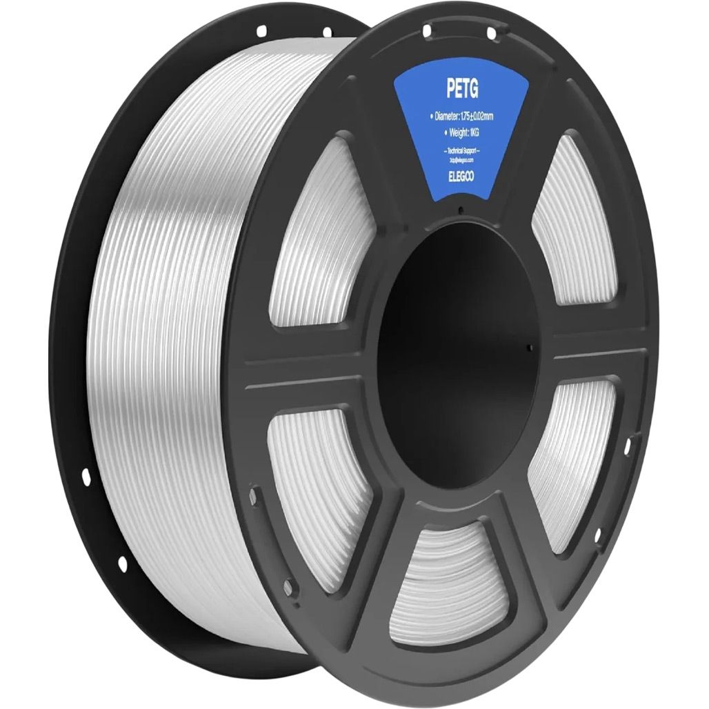 Филамент для 3D-принтеров Elegoo PETG 1kg Transparent (50.203.0394)
Филамент для 3D-принтеров Elegoo PETG 1kg Transparent (50.203.0394)