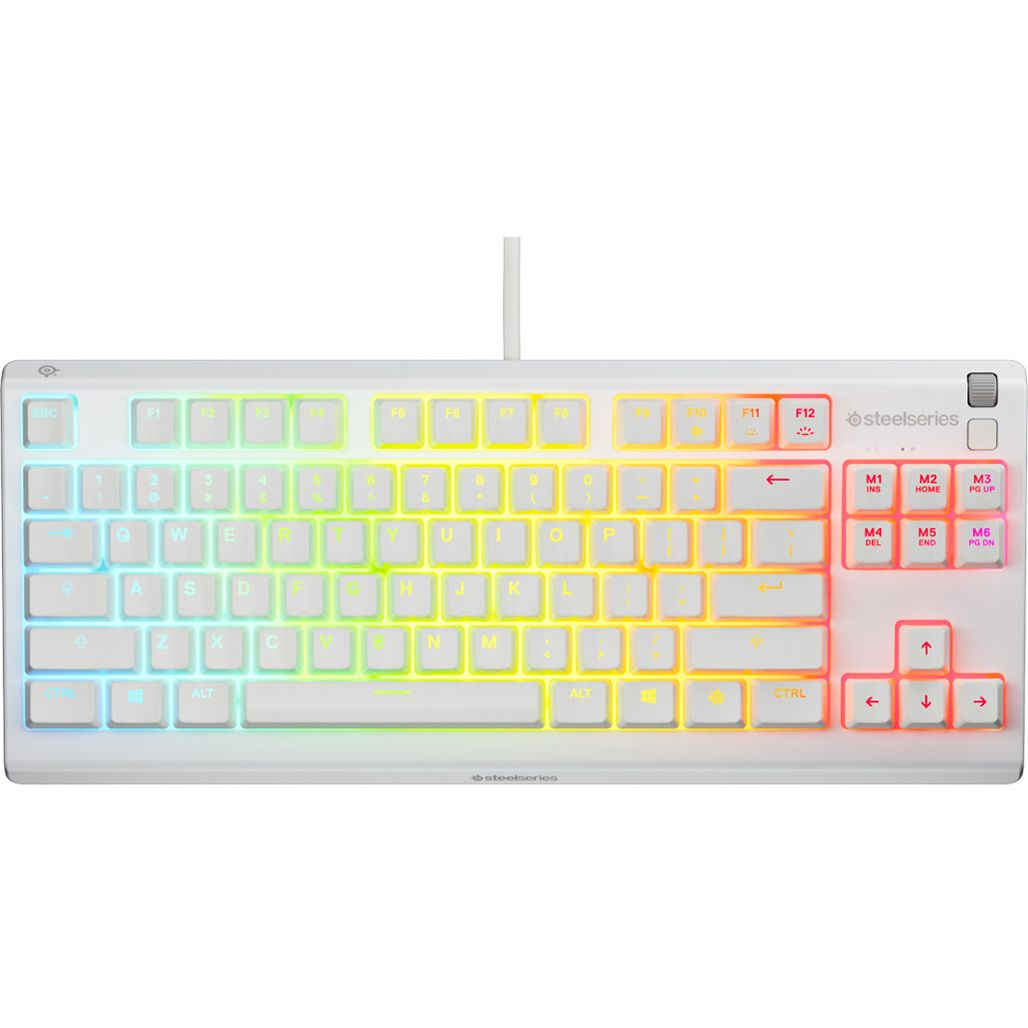 Клавиатура SteelSeries Apex 3 TKL UA White (64819)
Клавиатура SteelSeries Apex 3 TKL UA White (64819)