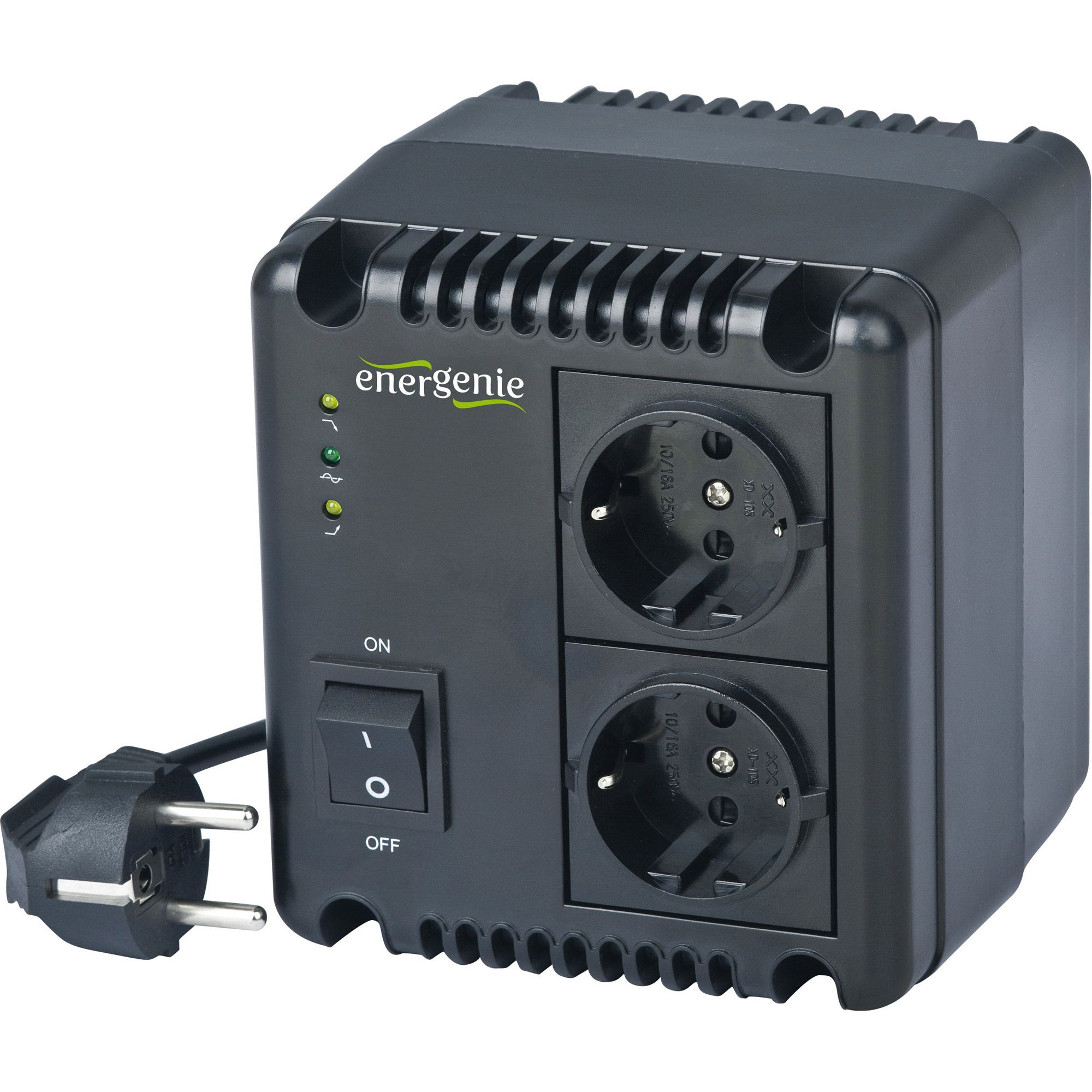 Стабилизатор напряжения EnerGenie EG-AVR-1001
Стабилизатор напряжения EnerGenie EG-AVR-1001