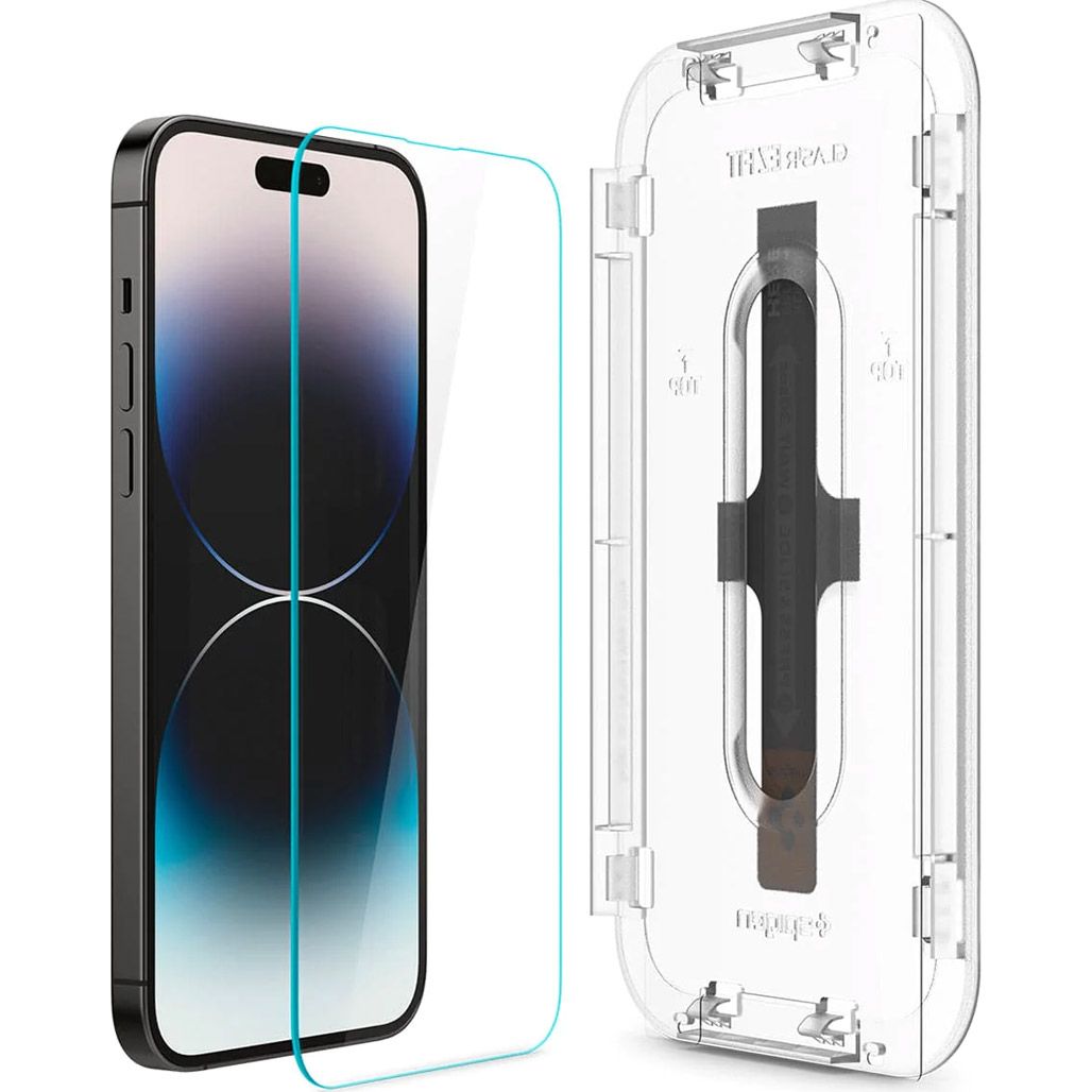 Захисне скло Spigen Glas.tR EZ Fit для Apple iPhone 14 Pro Max Crystal Clear (AGL05202) 1-Pack
Захисне скло Spigen Glas.tR EZ Fit для Apple iPhone 14 Pro Max Crystal Clear (AGL05202) 1-Pack