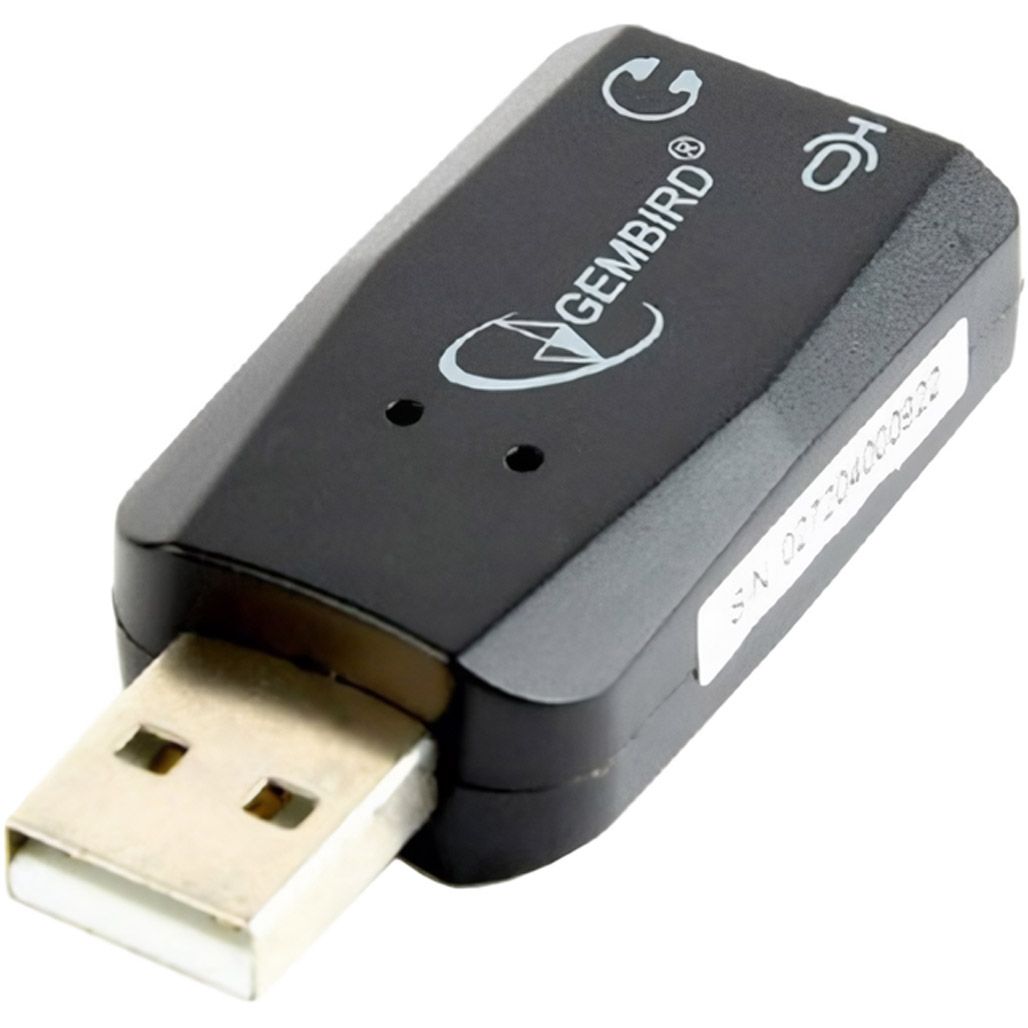 Звуковая карта Gembird SC-USB2.0-01
Звуковая карта Gembird SC-USB2.0-01
