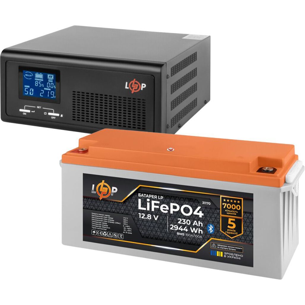 Джерело безперебійного живлення (ДБЖ) LogicPower B430 + АКБ LiFePO4 2944Wh (40148)
Джерело безперебійного живлення (ДБЖ) LogicPower B430 + АКБ LiFePO4 2944Wh (40148)