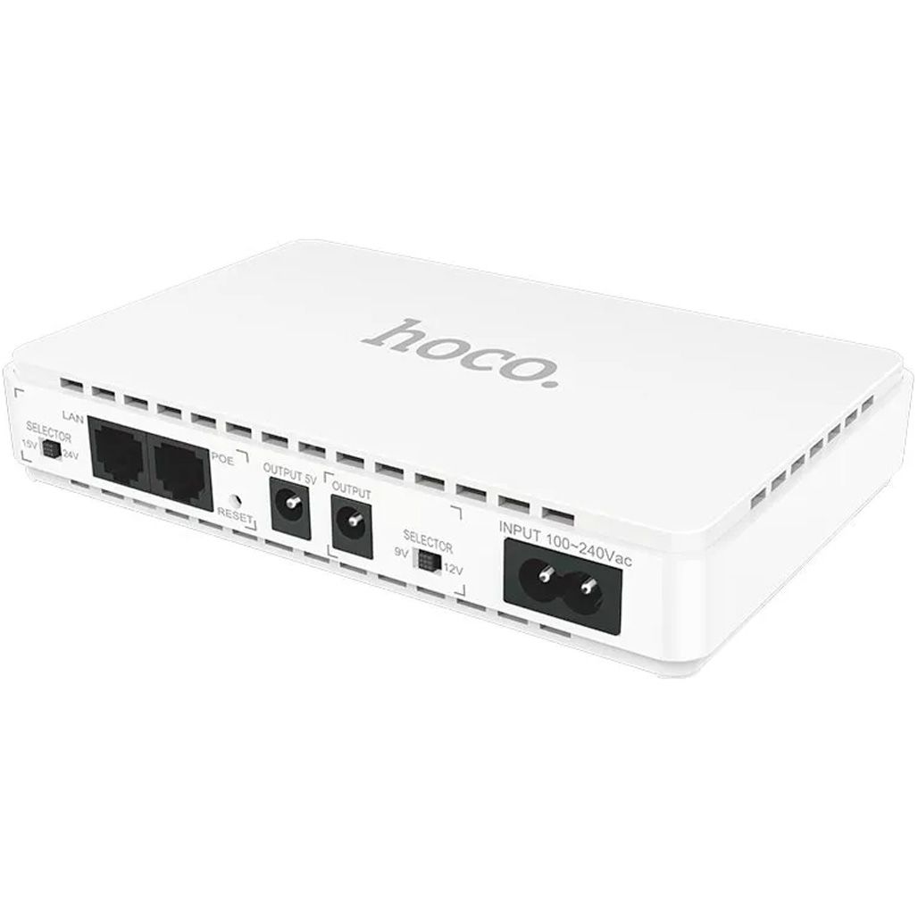 Джерело безперебійного живлення (ДБЖ) для роутера Hoco DB25 Plus 10000mAh
Джерело безперебійного живлення (ДБЖ) для роутера Hoco DB25 Plus 10000mAh