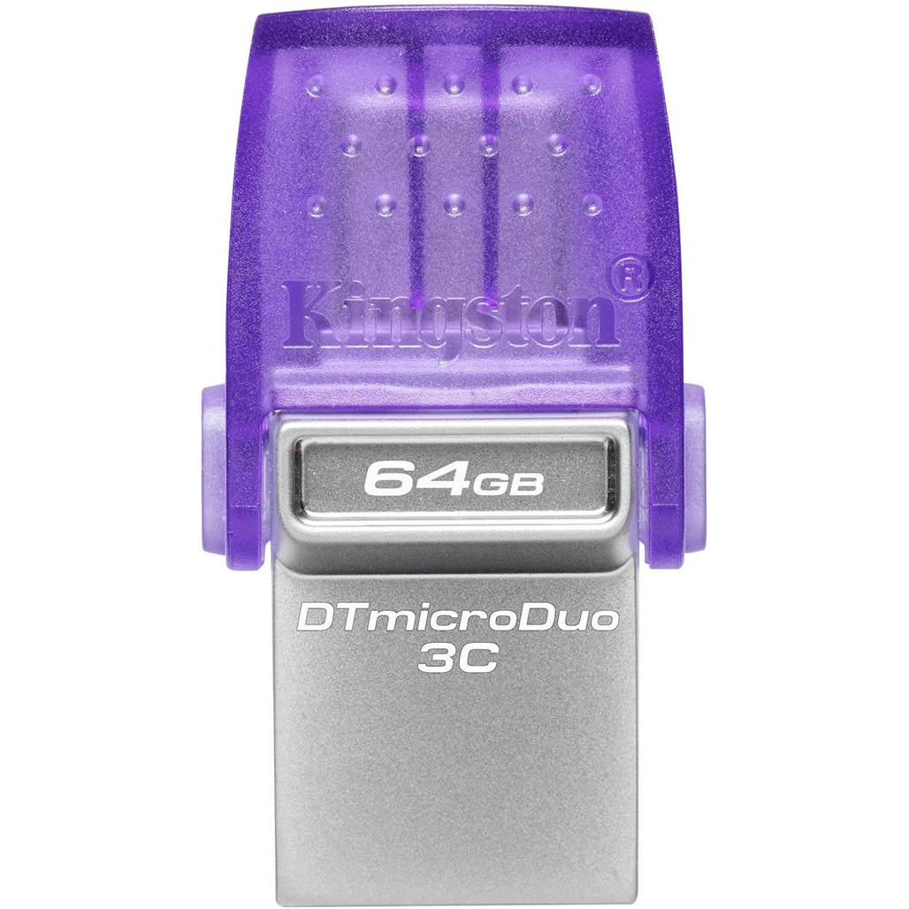 USB флеш-накопитель Kingston DataTraveler microDuo 3C 64GB USB-A + USB-C 3.2 Gen 1 (DTDUO3CG3/64GB)
USB флеш-накопитель Kingston DataTraveler microDuo 3C 64GB USB-A + USB-C 3.2 Gen 1 (DTDUO3CG3/64GB)