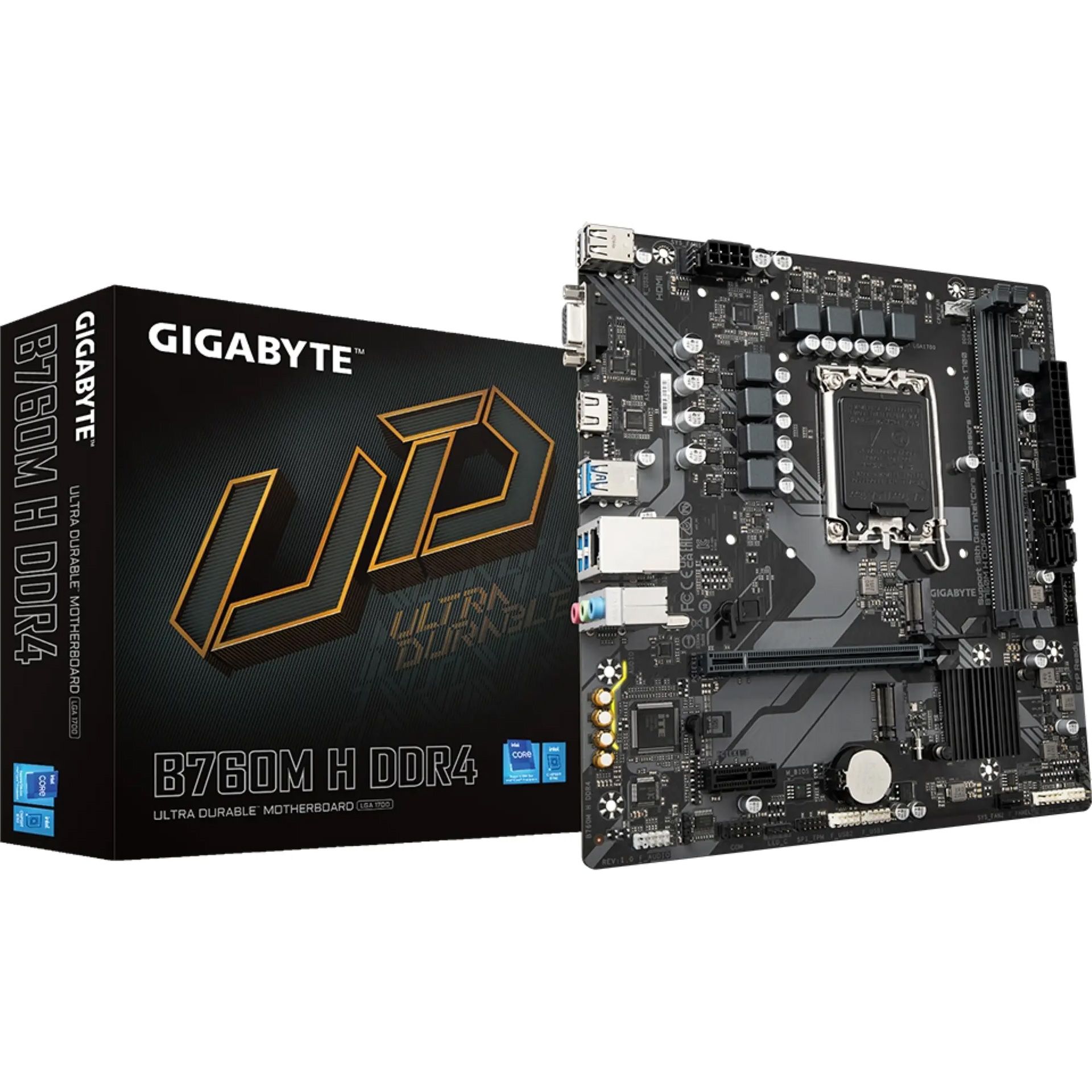 Материнская плата Gigabyte B760M H DDR4
Материнская плата Gigabyte B760M H DDR4