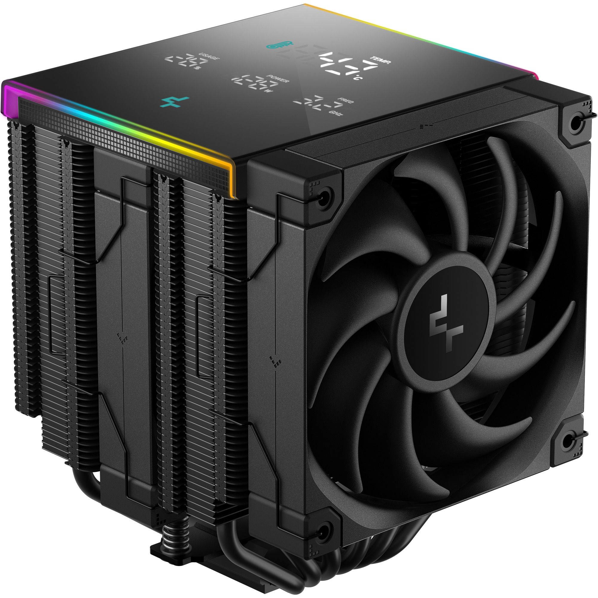 Кулер для процессора Deepcool AK620 Digital Pro Black (R-AK620-BKAPMN-G)
Кулер для процессора Deepcool AK620 Digital Pro Black (R-AK620-BKAPMN-G)