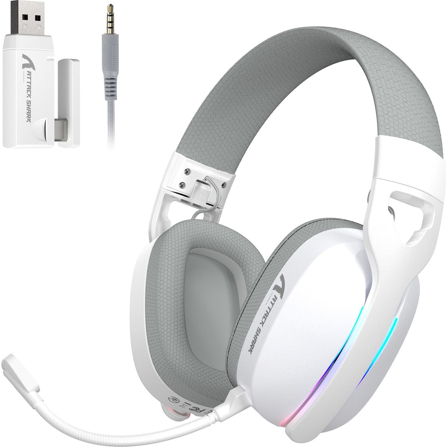 Игровые наушники Attack Shark L90 White (AS-6979033730083-W)
Игровые наушники Attack Shark L90 White (AS-6979033730083-W)