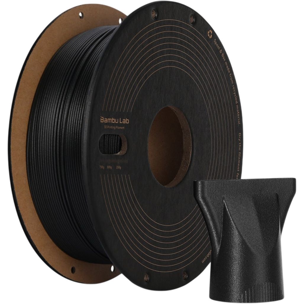 Филамент для 3D-принтеров Bambu Lab PPA-CF Black (73100)
Филамент для 3D-принтеров Bambu Lab PPA-CF Black (73100)