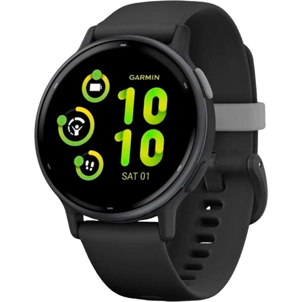 Смарт-годинник Garmin Vivoactive 5 Slate Aluminum Bezel with Black Case and Silicone Band (010-02862-10)
Смарт-годинник Garmin Vivoactive 5 Slate Aluminum Bezel with Black Case and Silicone Band (010-02862-10)