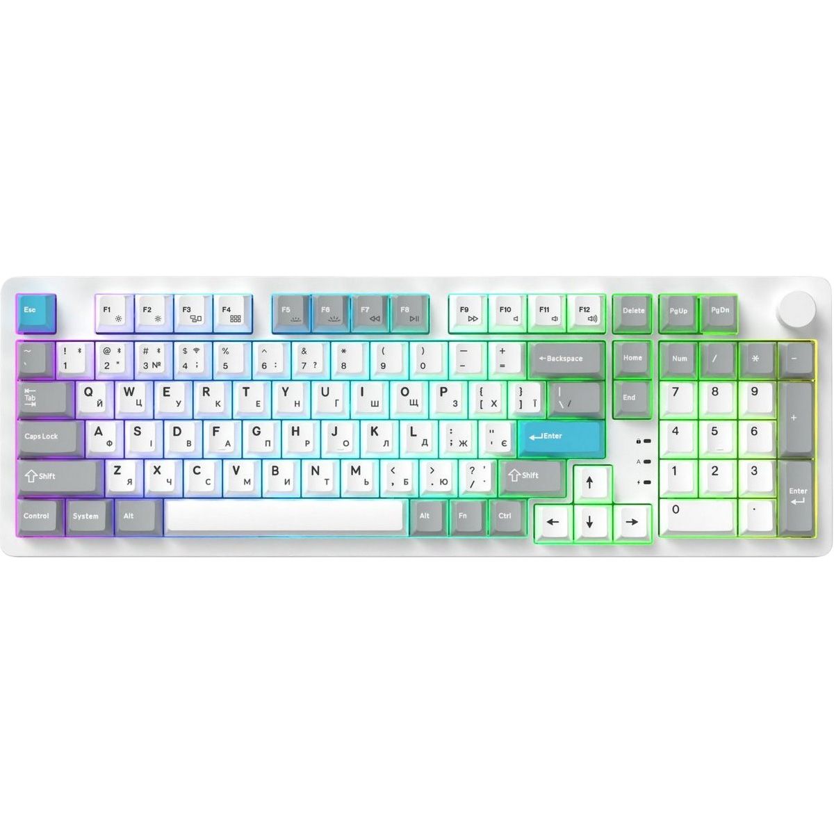 Клавиатура GamePro Asgard Drakkar MK305WH White
Клавиатура GamePro Asgard Drakkar MK305WH White