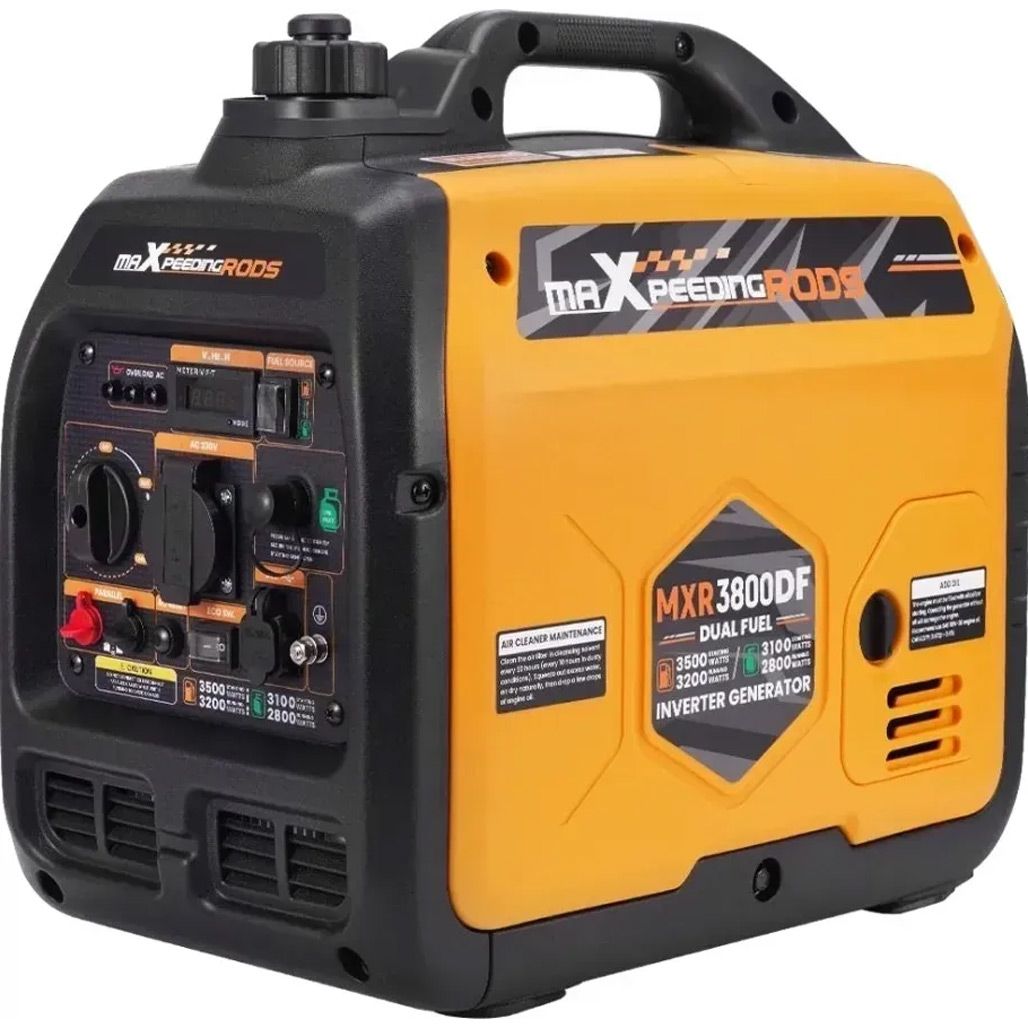 Инверторный газово-бензиновый генератор MaXpeedingRODS MXR3800DF
Инверторный газово-бензиновый генератор MaXpeedingRODS MXR3800DF