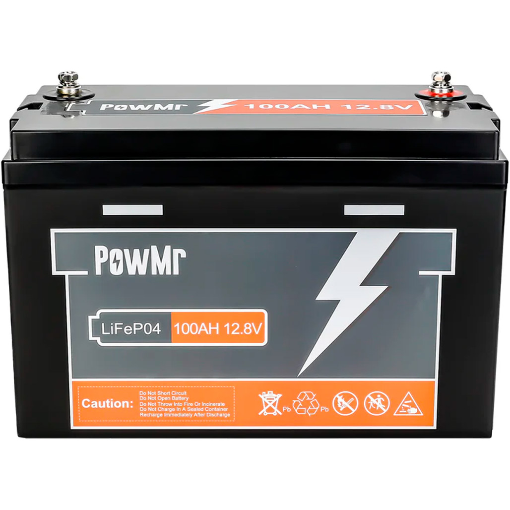 Акумулятор PowMr LiFePO4 12V (12.8V/100Ah/1280 Wh) (BMS 100A/50A) (POW-100AH-12.8V)
Акумулятор PowMr LiFePO4 12V (12.8V/100Ah/1280 Wh) (BMS 100A/50A) (POW-100AH-12.8V)
