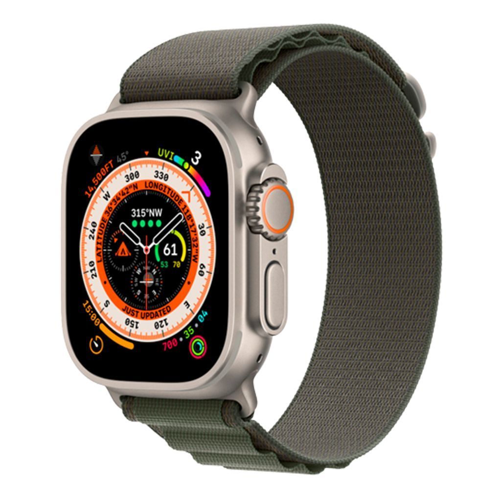 Смарт-годинник Apple Watch Ultra Titanium Case with Green Alpine Loop Large (MQEX3/MQFP3)
Смарт-годинник Apple Watch Ultra Titanium Case with Green Alpine Loop Large (MQEX3/MQFP3)