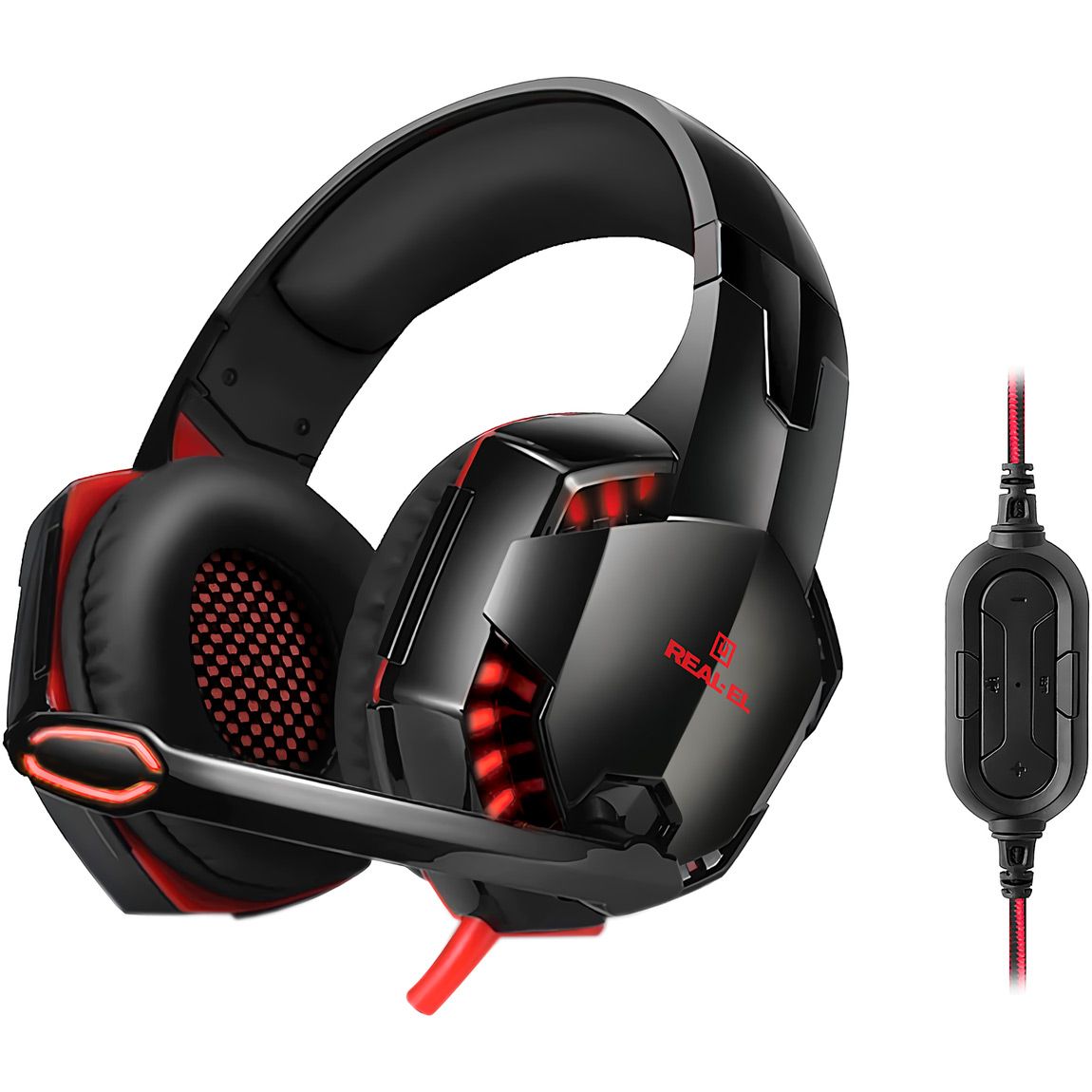 Игровые наушники REAL-EL GDX-8100 Black/Red (EL124100055)
Игровые наушники REAL-EL GDX-8100 Black/Red (EL124100055)