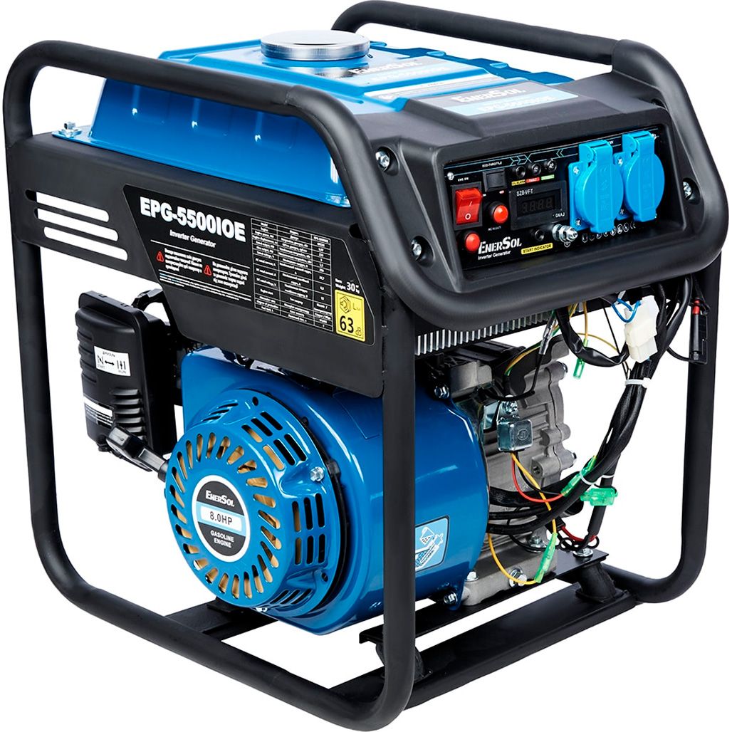 Инверторный бензиновый генератор EnerSol EPG-5500IOE (30791)
Инверторный бензиновый генератор EnerSol EPG-5500IOE (30791)
