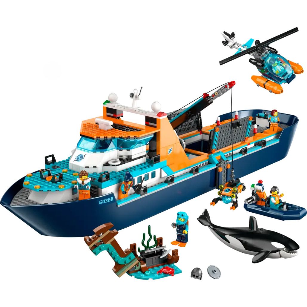 Конструктор LEGO City Арктический исследовательский корабль (60368)
Конструктор LEGO City Арктический исследовательский корабль (60368)