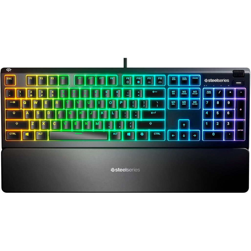 Клавиатура SteelSeries Apex 3 UA (64795)
Клавиатура SteelSeries Apex 3 UA (64795)