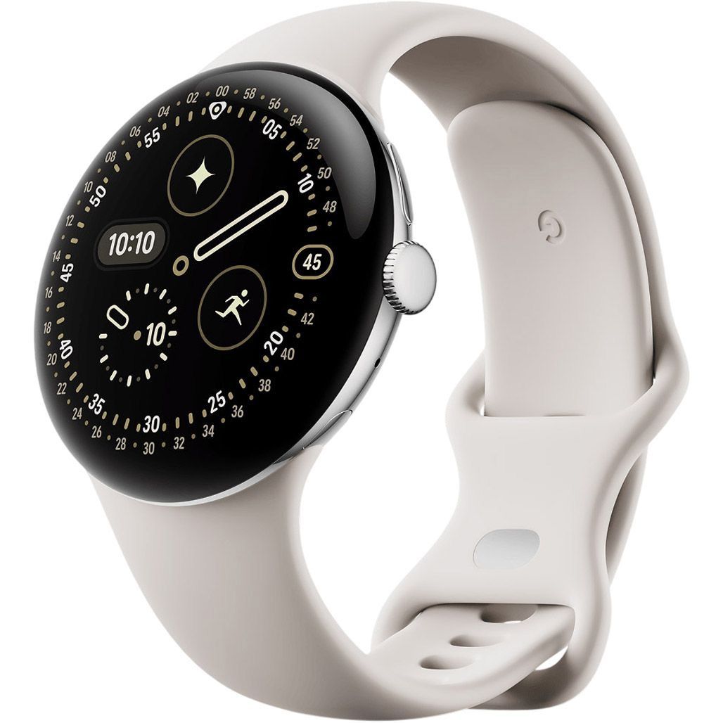 Смарт-часы Google Pixel Watch 4 41mm Wi-Fi Polished Silver Aluminum case/Porcelain Active Band
Смарт-часы Google Pixel Watch 4 41mm Wi-Fi Polished Silver Aluminum case/Porcelain Active Band