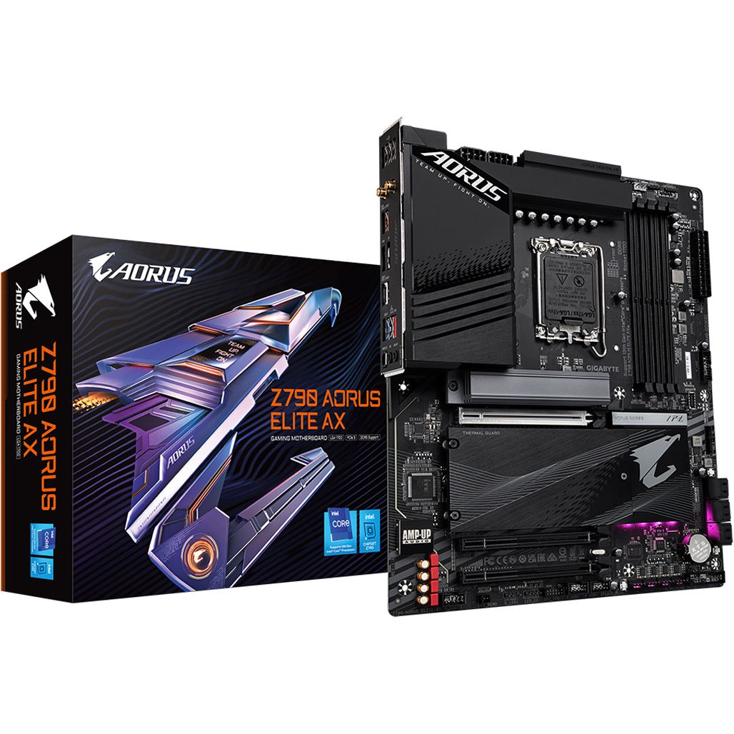 Материнська плата AORUS Z790 Elite AX EU
Материнська плата AORUS Z790 Elite AX EU