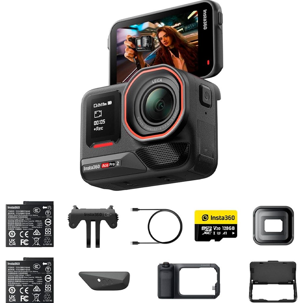 Экшн-камера Insta360 Ace Pro 2 Videography Bundle Limited Edition EU
Экшн-камера Insta360 Ace Pro 2 Videography Bundle Limited Edition EU