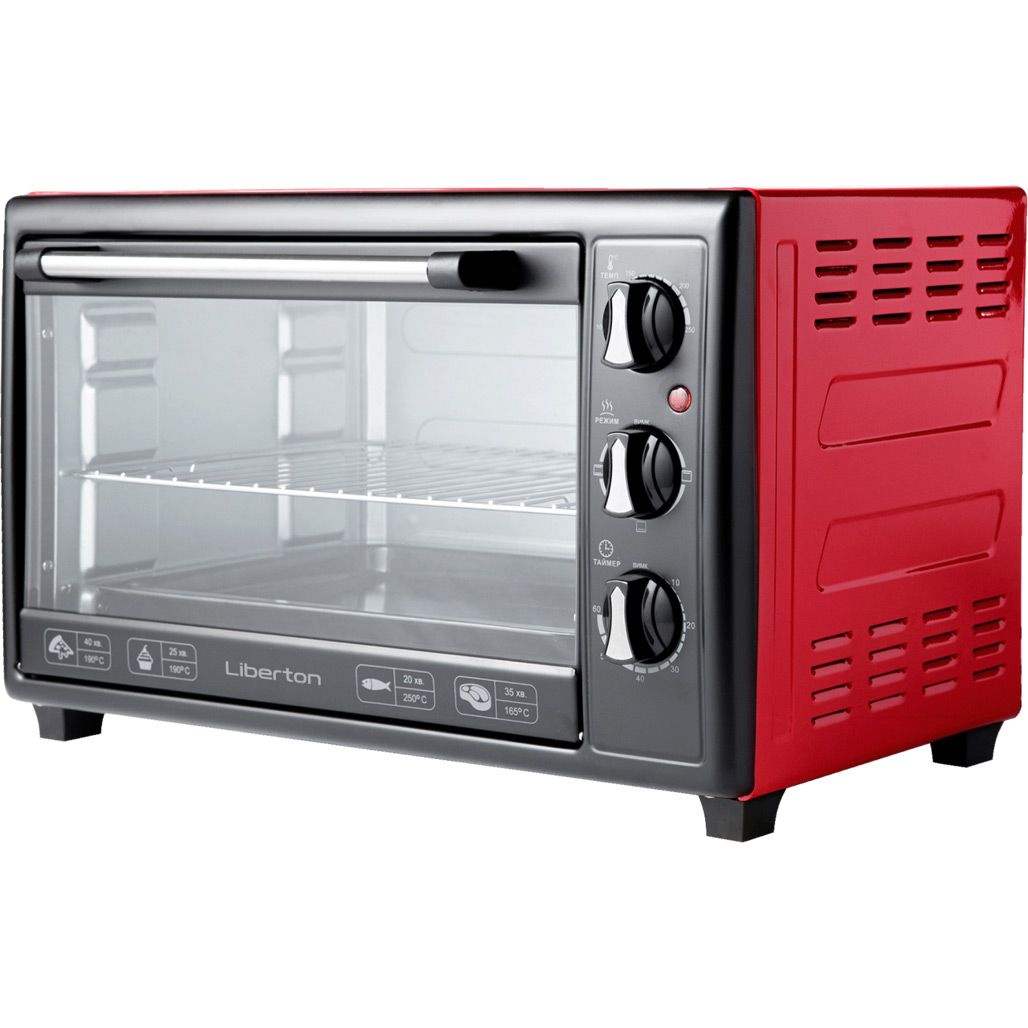 Настольная электрическая духовка Liberton LEO-350 Red
Настольная электрическая духовка Liberton LEO-350 Red