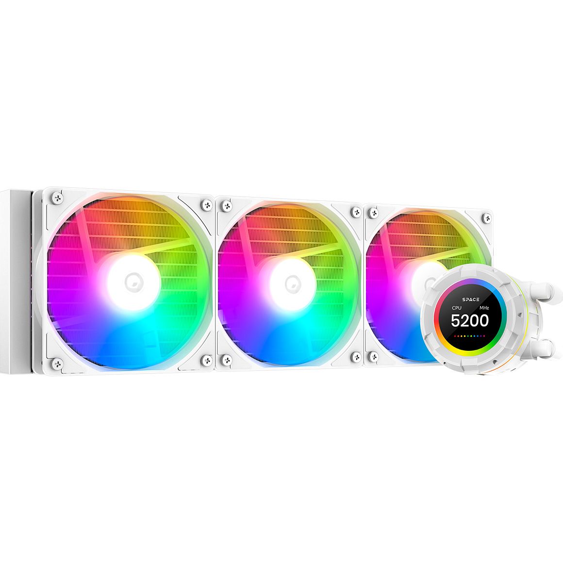 Система водяного охлаждения ID-COOLING Space LCD SL360 XE White
Система водяного охлаждения ID-COOLING Space LCD SL360 XE White