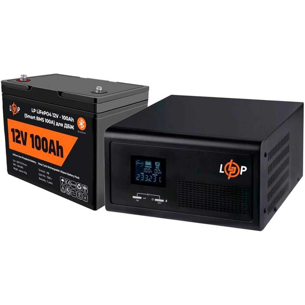 Джерело безперебійного живлення (ДБЖ) LogicPower UPS 430VA + LiFePO4 1280Wh (20478)
Джерело безперебійного живлення (ДБЖ) LogicPower UPS 430VA + LiFePO4 1280Wh (20478)