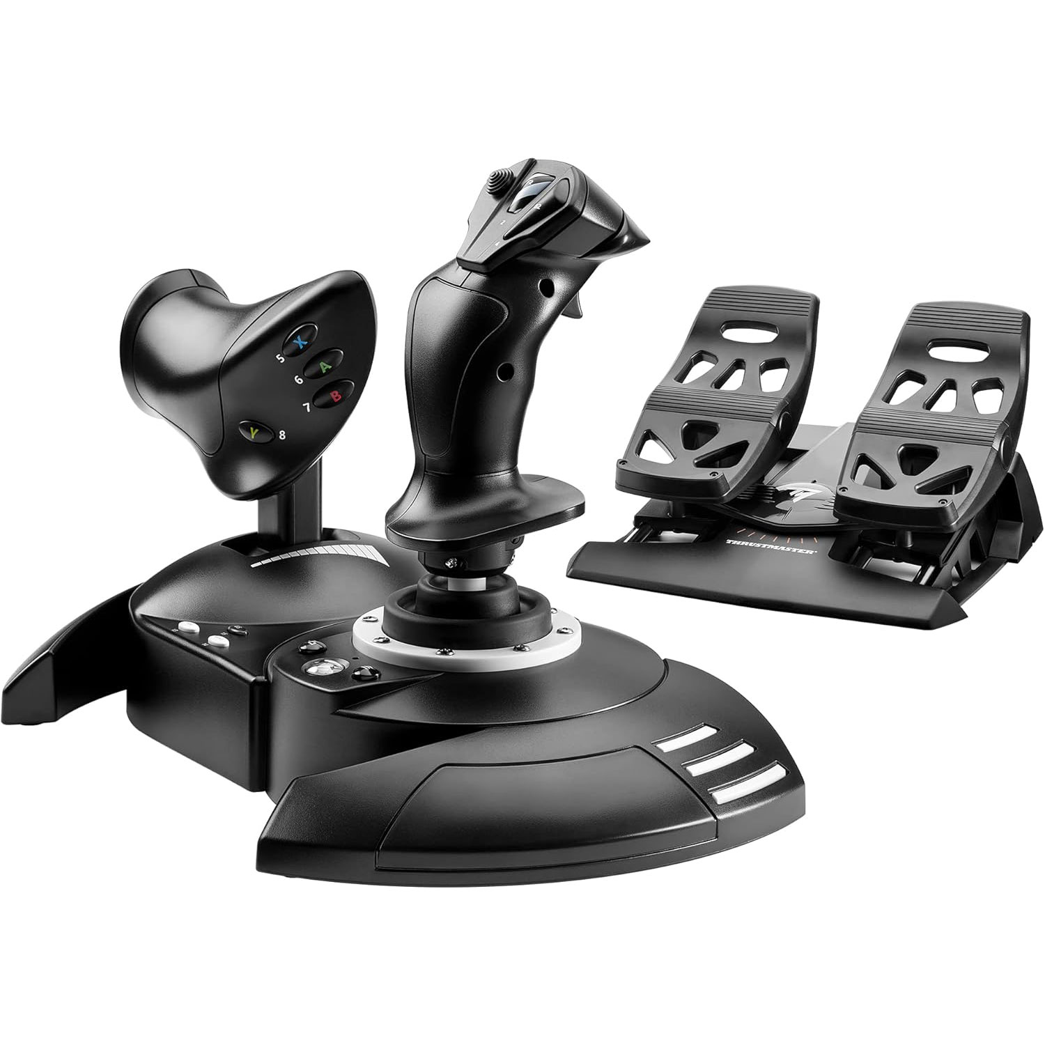 Джойстик із важелем керування двигуном та педалями Thrustmaster T.Flight Full Kit X для PC/Xbox (4460211)
Джойстик із важелем керування двигуном та педалями Thrustmaster T.Flight Full Kit X для PC/Xbox (4460211)