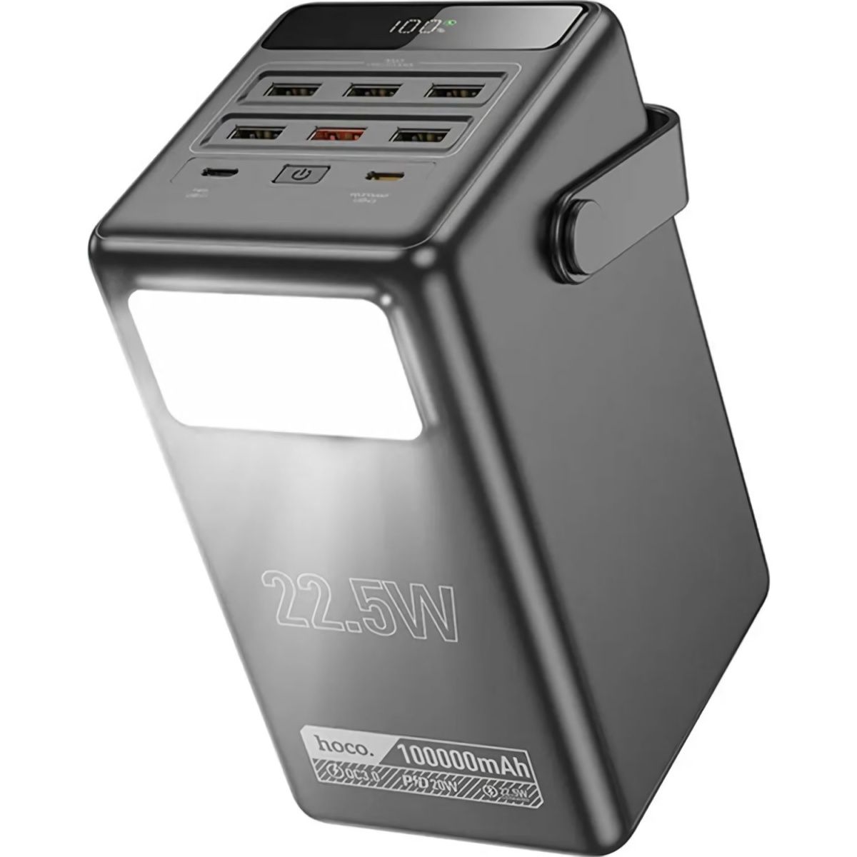 Внешний аккумулятор Hoco Endure DB03 100000mAh 22.5W Black
Внешний аккумулятор Hoco Endure DB03 100000mAh 22.5W Black