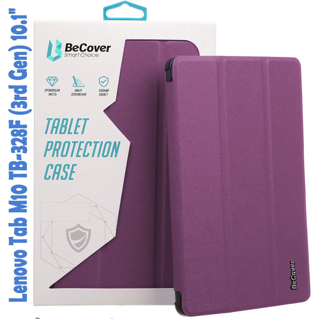Чохол-книжка BeCover Smart Case для Lenovo Tab M10 TB-328F (3rd Gen) Purple (708285)
Чохол-книжка BeCover Smart Case для Lenovo Tab M10 TB-328F (3rd Gen) Purple (708285)