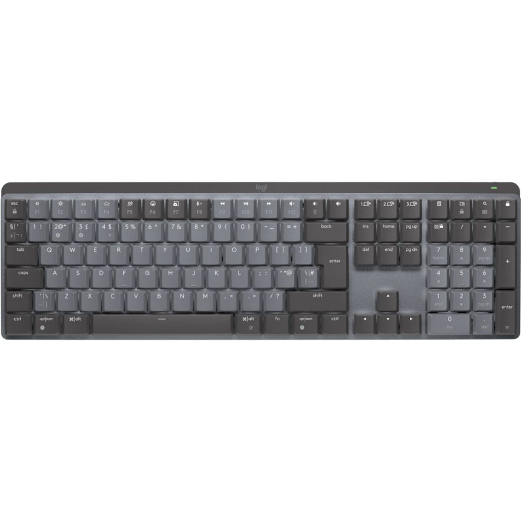 Клавіатура Logitech MX Mechanical Wireless Illuminated Performance Graphite Graphite Tactile Quiet (920-010757)
Клавіатура Logitech MX Mechanical Wireless Illuminated Performance Graphite Graphite Tactile Quiet (920-010757)