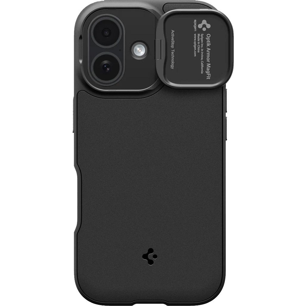 Чехол Spigen Optik Armor для iPhone 17 Black (ACS09987)
Чехол Spigen Optik Armor для iPhone 17 Black (ACS09987)
