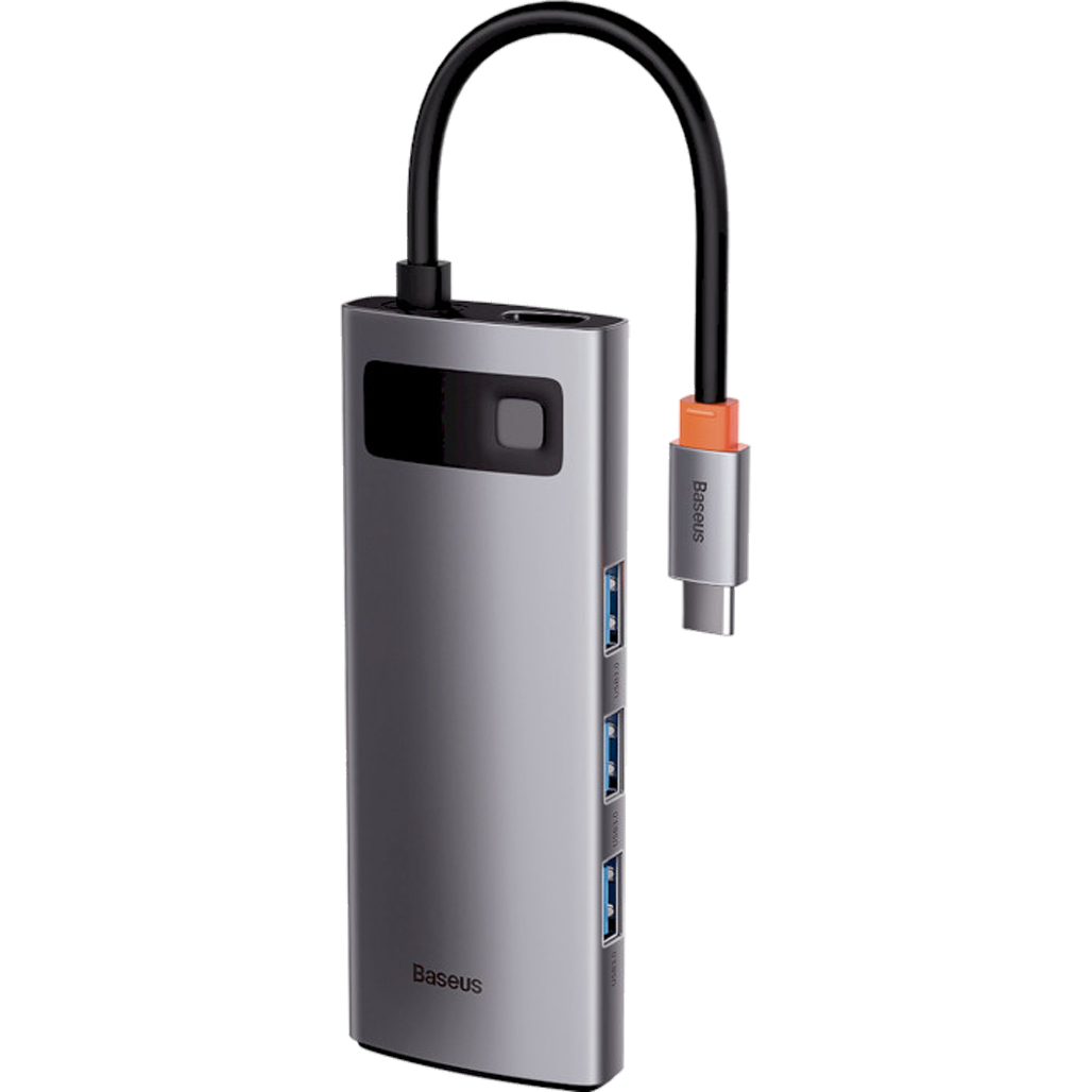 USB-хаб Baseus Metal Gleam Series 6-in-1 Multifunctional Type-C Hub Docking Station Space Gray (CAHUB-CW0G)
USB-хаб Baseus Metal Gleam Series 6-in-1 Multifunctional Type-C Hub Docking Station Space Gray (CAHUB-CW0G)