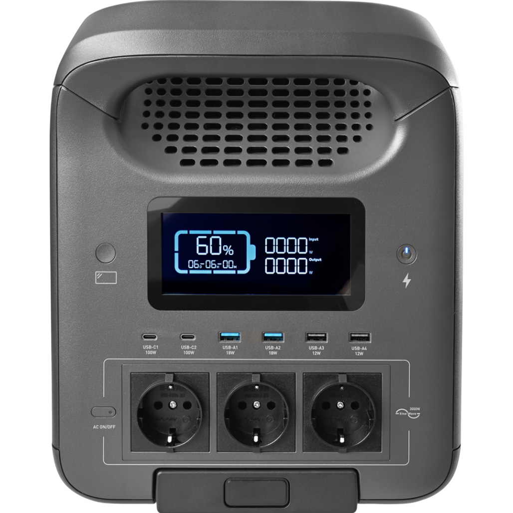 Зарядна станція Videx Oasis 3000W 2560Wh (VPS-SG1-3KW) [144884